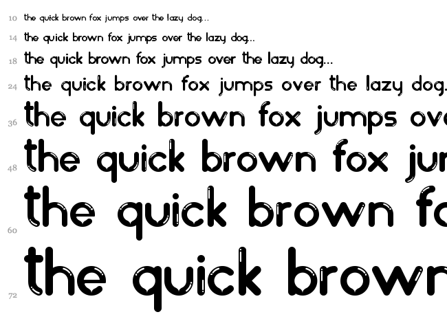 Balonez Fantasia font waterfall
